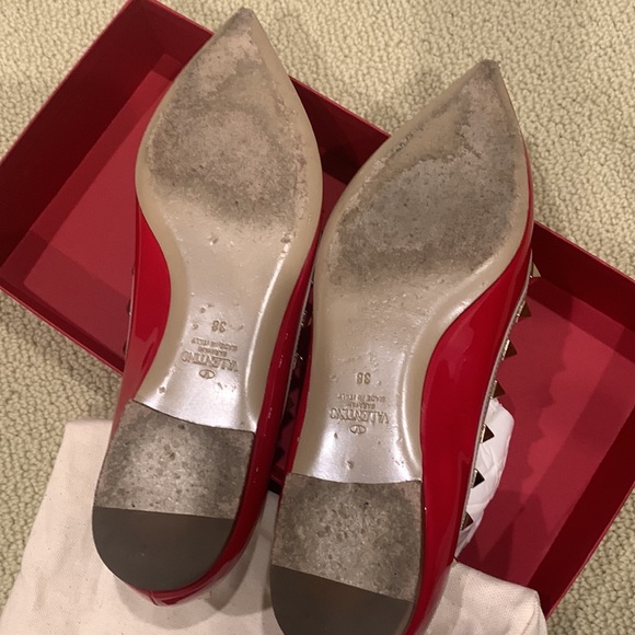 Valentino Rockstud Ballet Flats - Picture 2 of 9